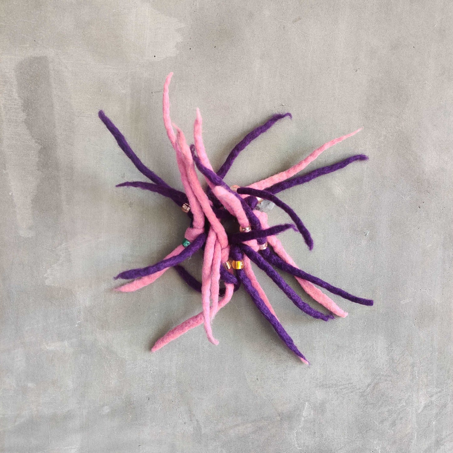 Dreadlock Felt Rubberband