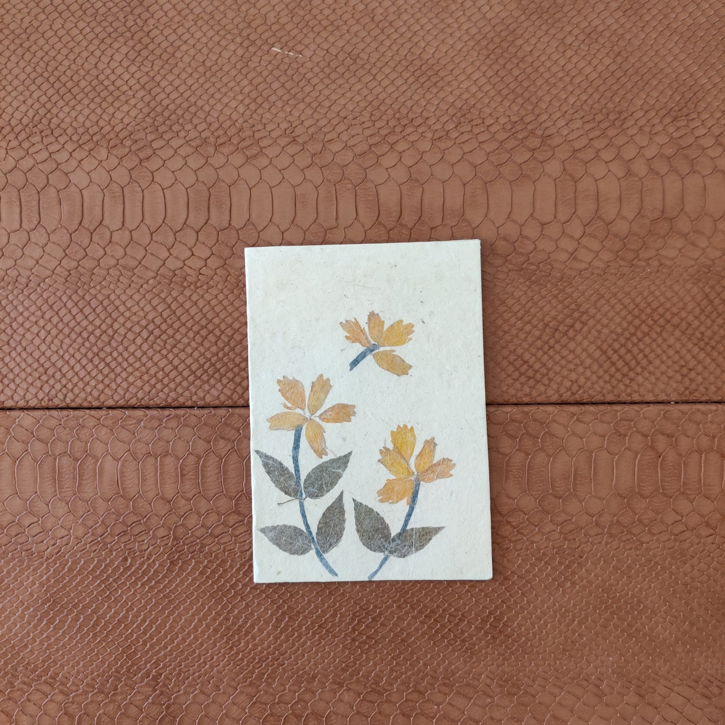 Natural Embossed Greeting Card