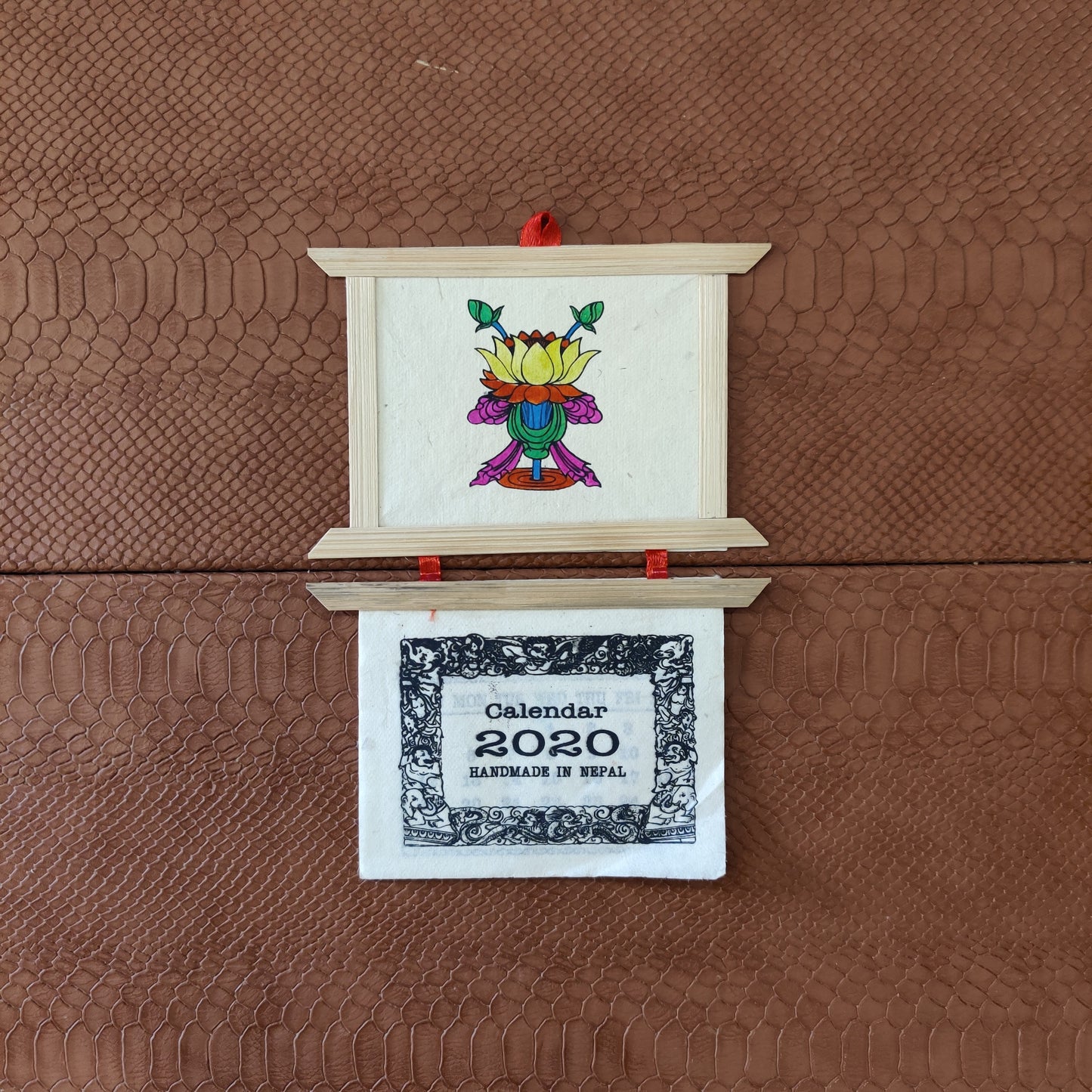 Wooden Hanging Calendar