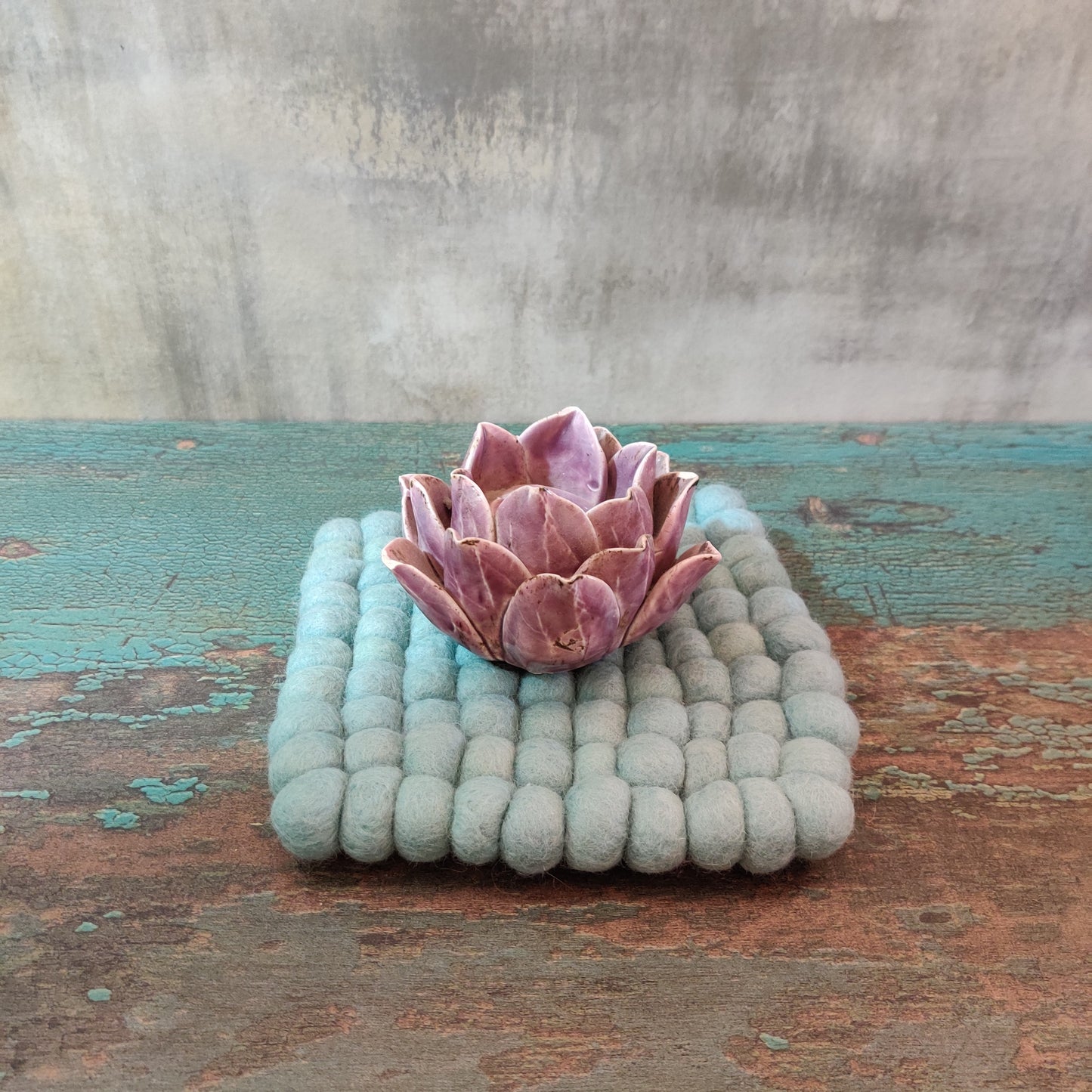 Felt Ball Square Mat (S)