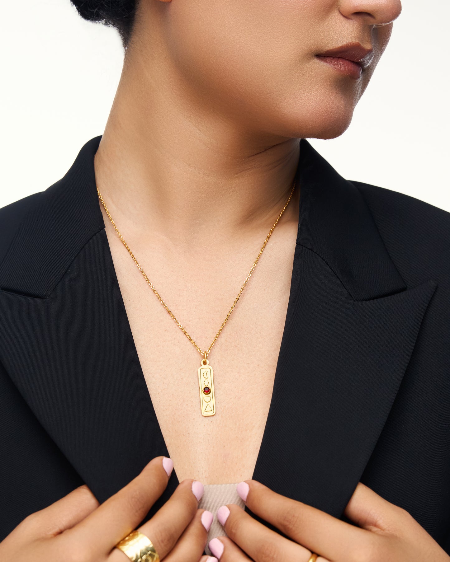 Temple Crest Necklace