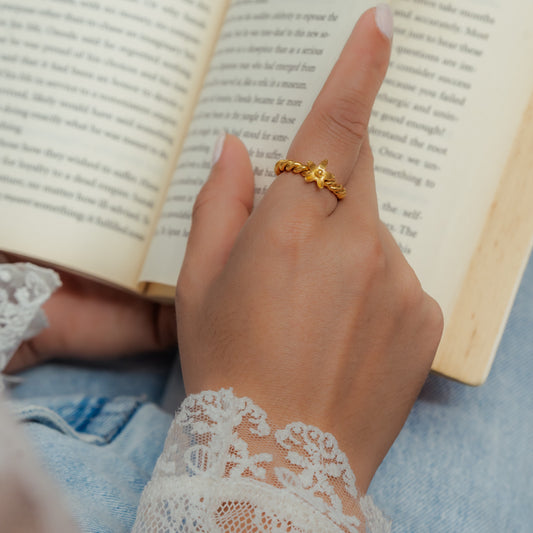 Twisted Bloom Ring