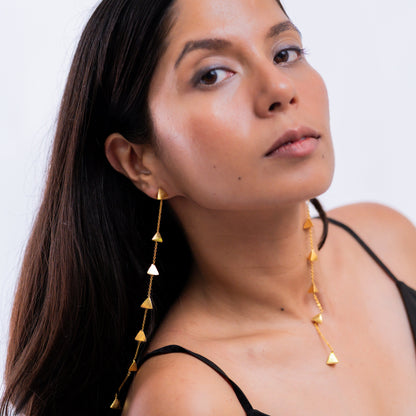 Pyramid Earring