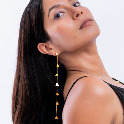 Pyramid Earring