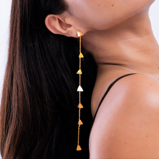 Pyramid Earring