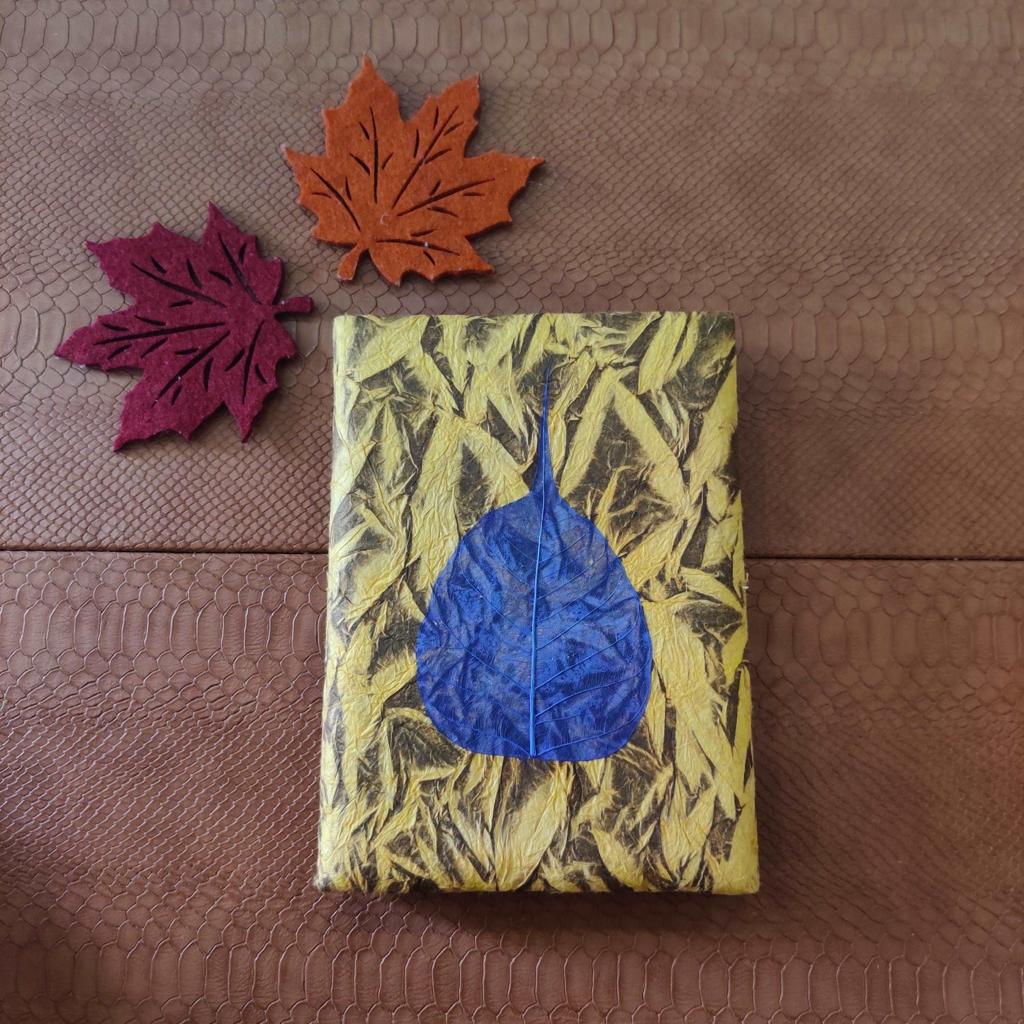 Ek Peepal Leaf Fluffy Journal