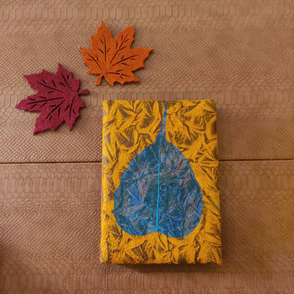 Ek Peepal Leaf Fluffy Journal