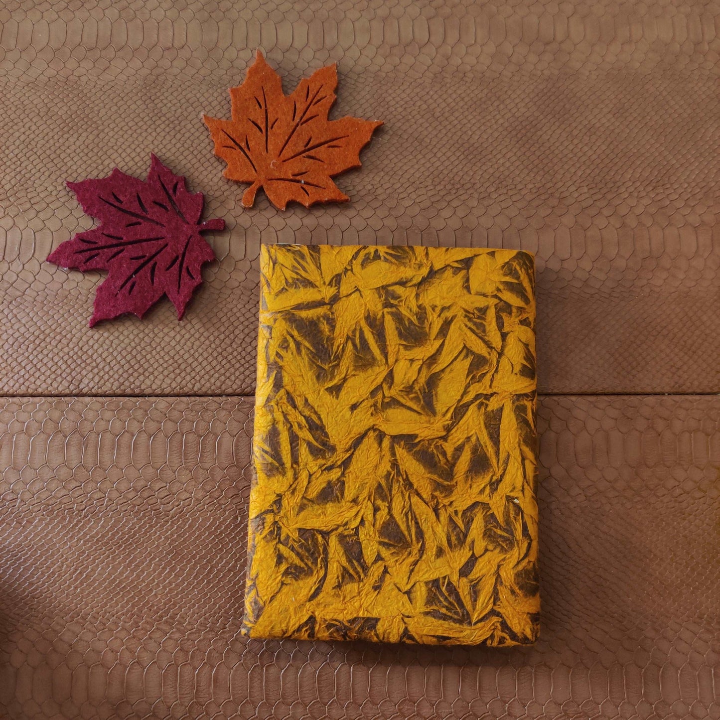 Ek Peepal Leaf Fluffy Journal