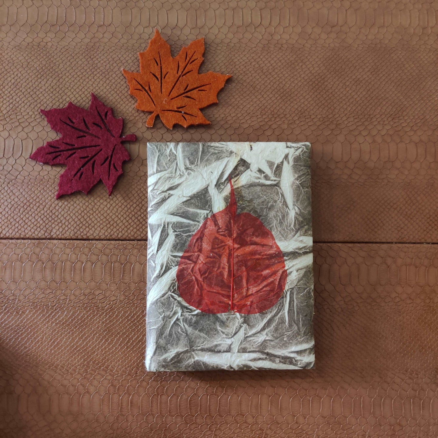 Ek Peepal Leaf Fluffy Journal