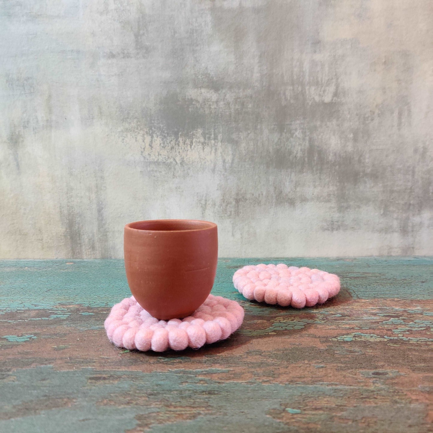 Felt Ball Round Coaster