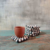 Felt Ball Square Coaster