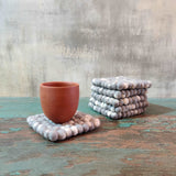 Felt Ball Square Coaster