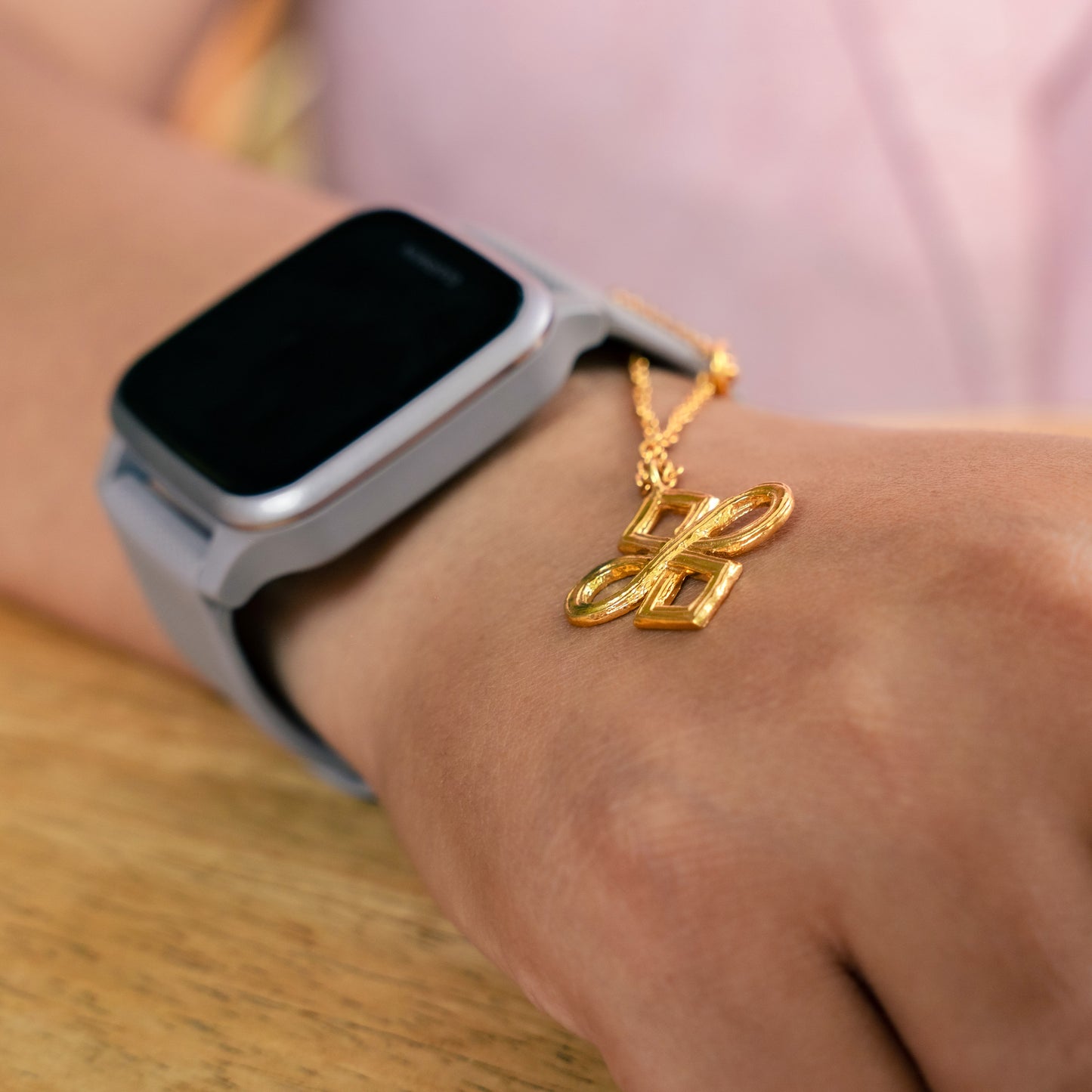 Infinity Knot Watch Charm