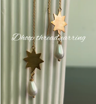 Dhoop Thread Earrings
