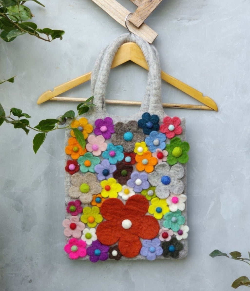 Flower Cluster Hand Bag