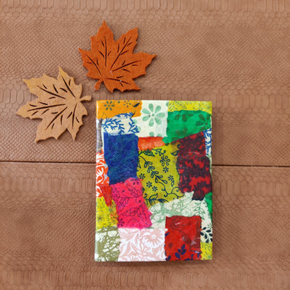Multi-Coloured Collage Journal