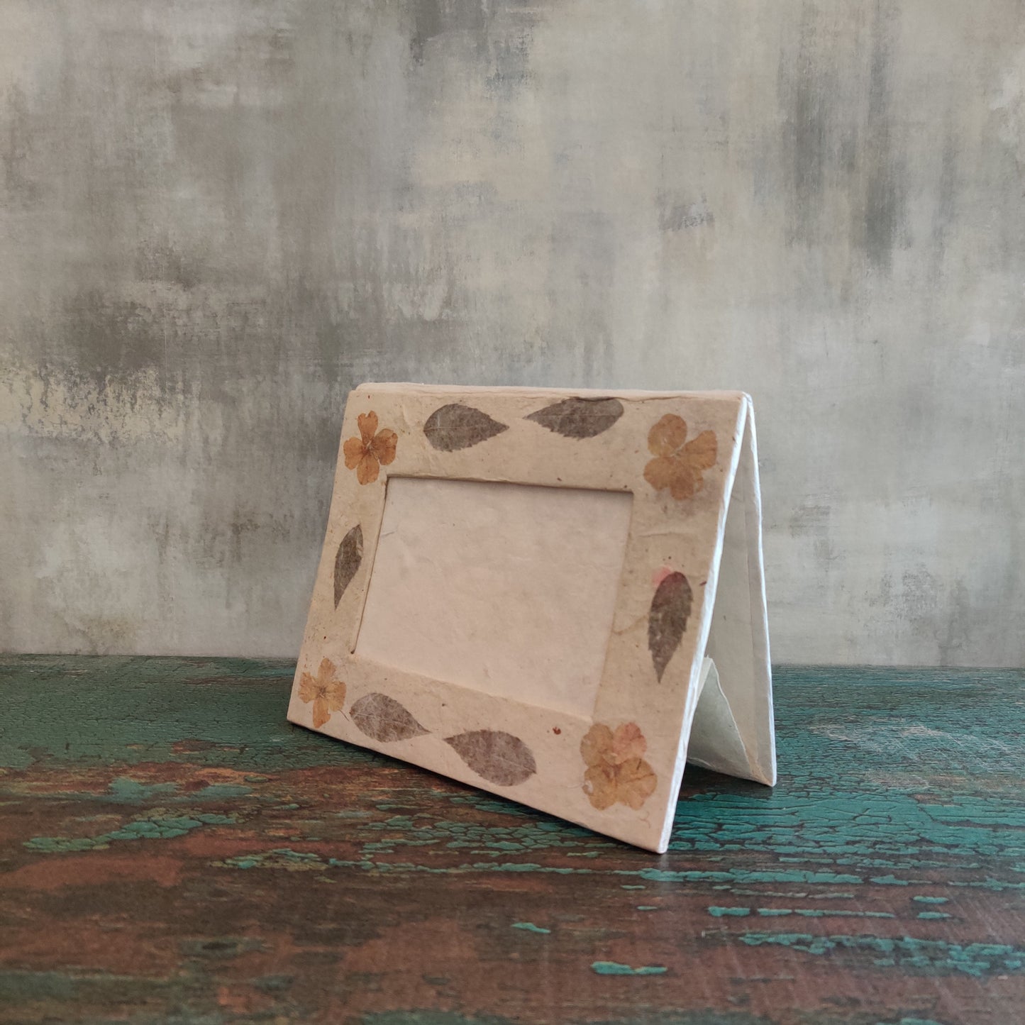 Floral Embossed Photo Frame