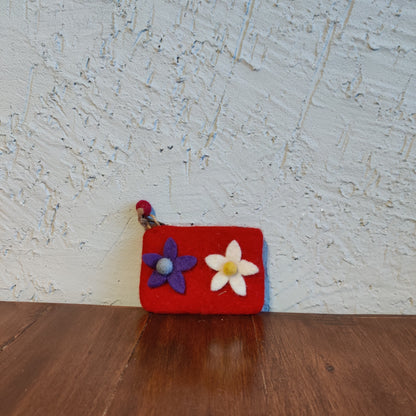 Flower Cluster Coin Pouches